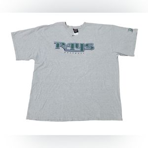 Vintage Nike Tampa Bay Devil Rays Shirt Gray Size XXL